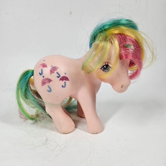 My Little Pony Parasol Vintage Pink Umbrellas 1983 Hasbro MLP G1 - Picture 1 of 9